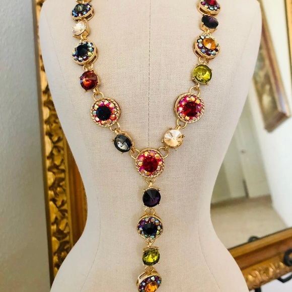 Vintage Crystal Rhinestone Necklace - Picture 5 of 12